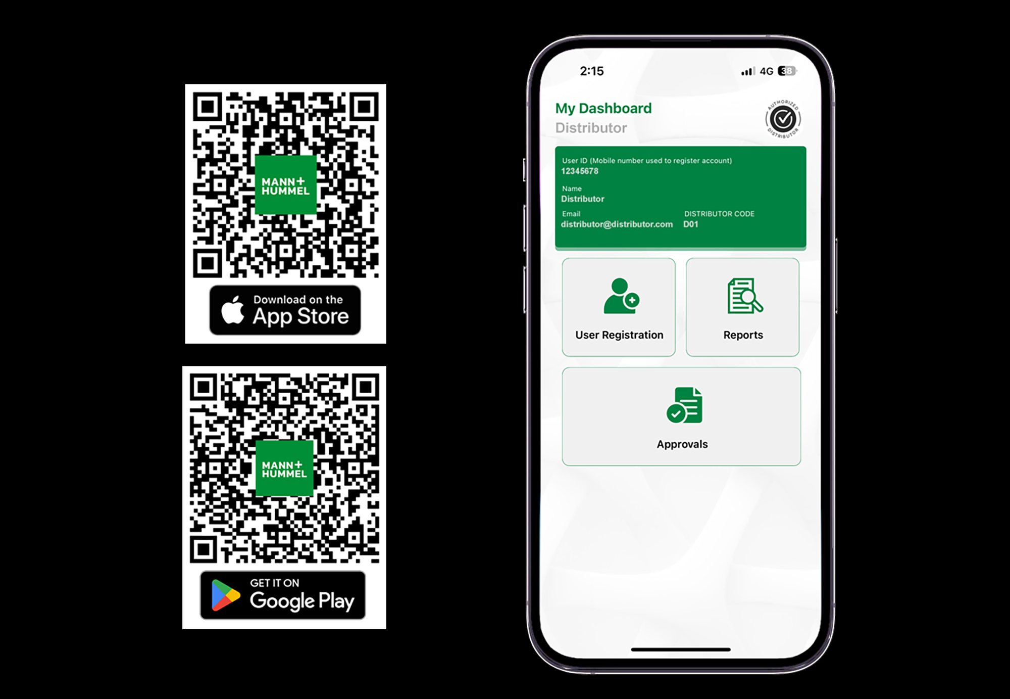 Scan Kode QR Distributor Scan to download