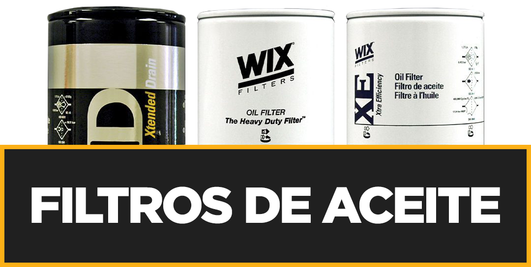 Filtros de aceite de servicio pesado