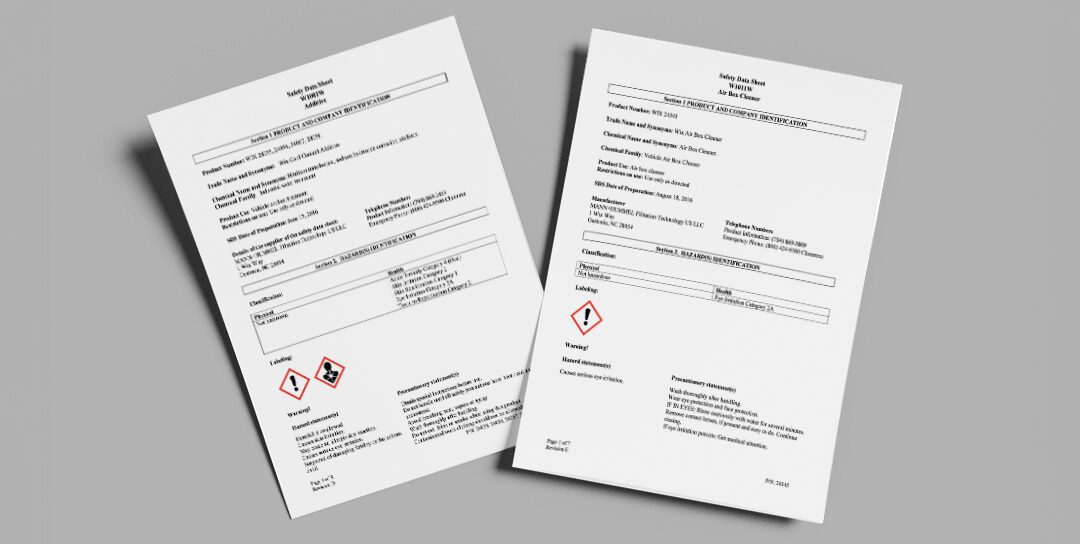 Safety Data Sheets